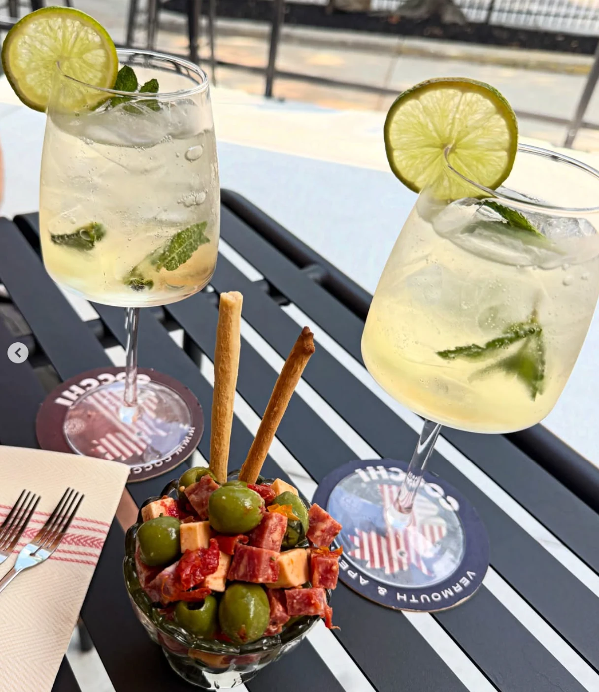 Aperitivo table